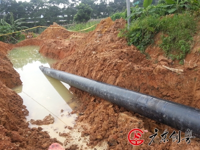 燃氣管道安裝工程施工現場(chǎng)